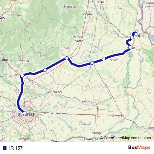IR 1571 rail Line Map