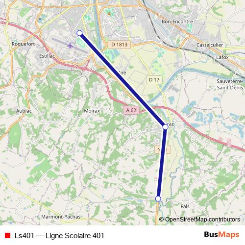 Ls401 bus Line Map