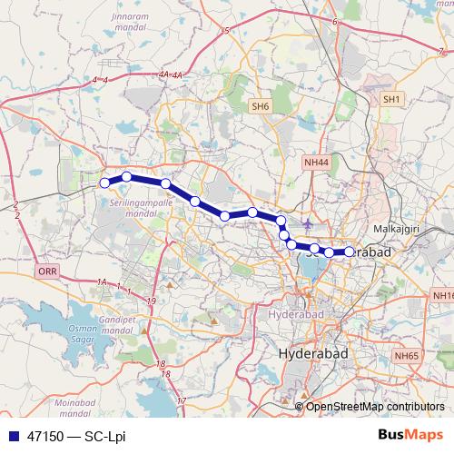 47150 rail Line Map