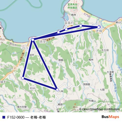 F152-0600 bus Line Map