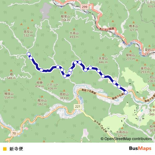 にってらびん bus Line Map