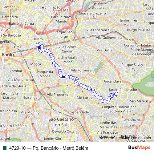 4729-10 bus Line Map