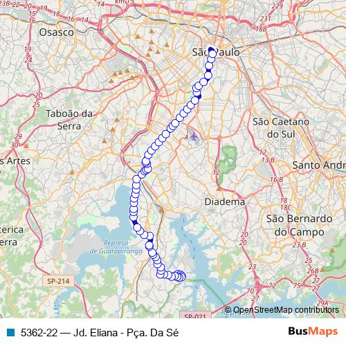5362-22 bus Line Map