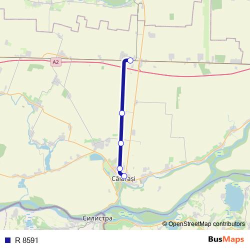 R 8591 rail Line Map