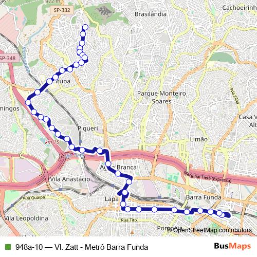 948a-10 bus Line Map