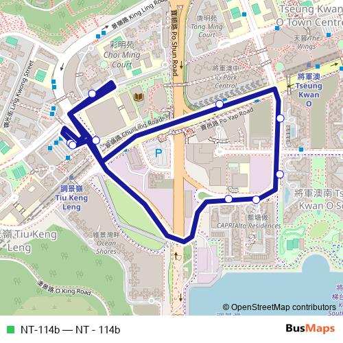 NT-114b bus Line Map