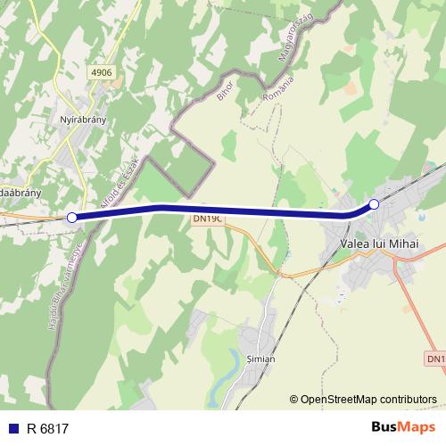 R 6817 rail Line Map