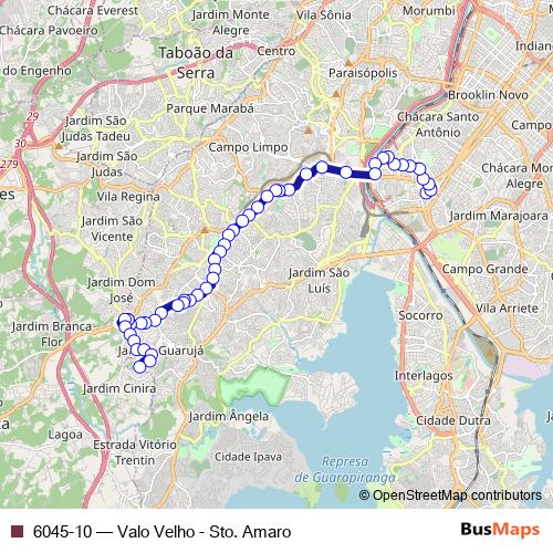 6045-10 bus Line Map