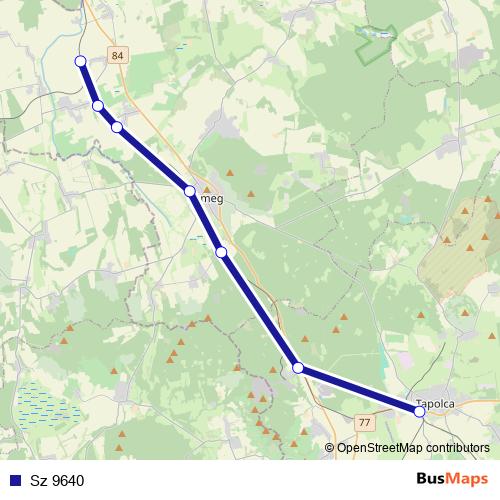 Sz 9640 rail Line Map