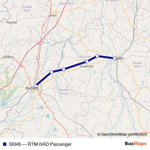 59345 rail Line Map
