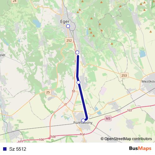 Sz 5512 rail Line Map