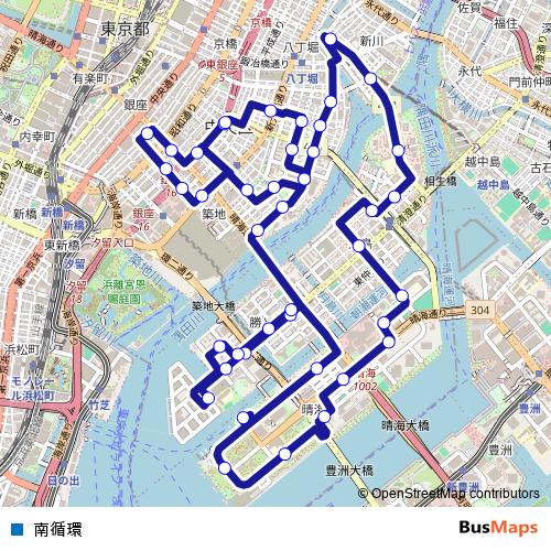 南循環 bus Line Map