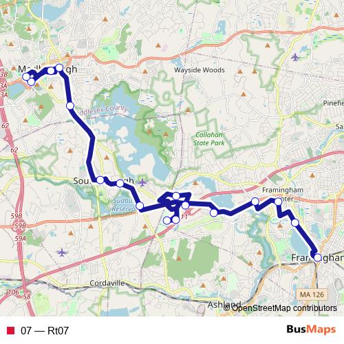 07 bus Line Map