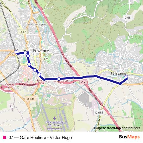 07 bus Line Map