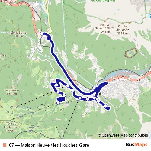 07 bus Line Map
