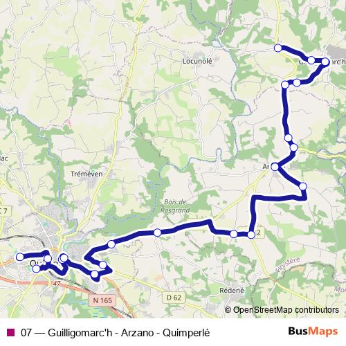 07 bus Line Map