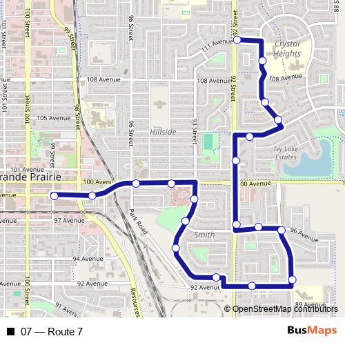 07 bus Line Map