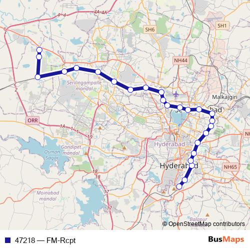 47218 rail Line Map