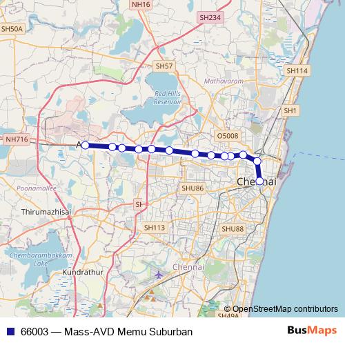 66003 rail Line Map