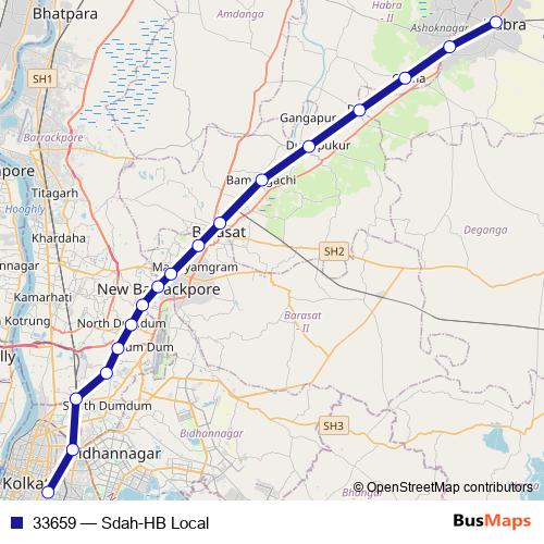 33659 rail Line Map