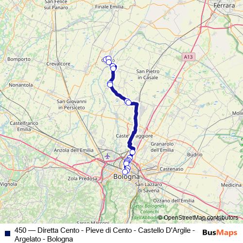 450 bus Line Map