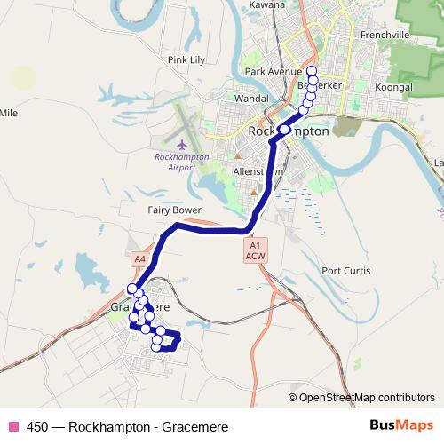 450 bus Line Map