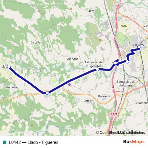 L0442 bus Line Map