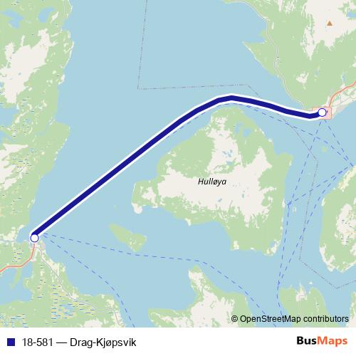 18-581 ferry Line Map