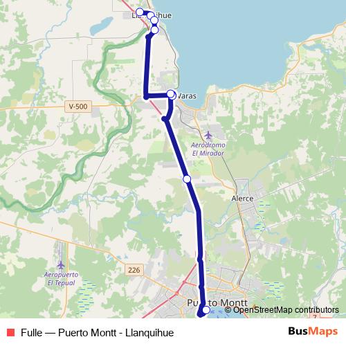 Fulle bus Line Map