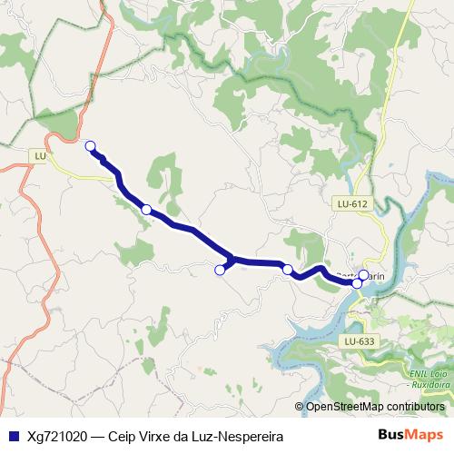Xg721020 bus Line Map