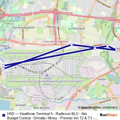 H5D bus Line Map