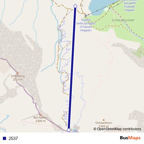 2537 cable-car Line Map