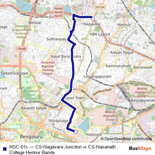 HSC-01c bus Line Map