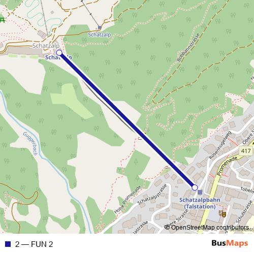 2 funicular Line Map