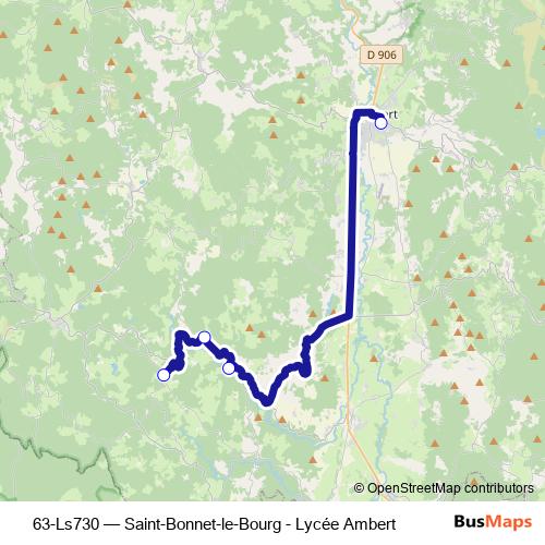 63-Ls730 bus Line Map