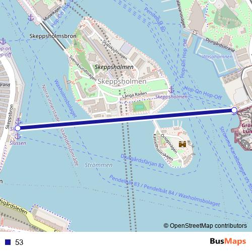 53 ferry Line Map