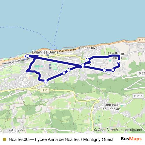 Noailles06 bus Line Map