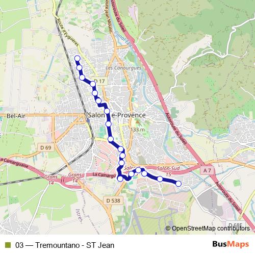 03 bus Line Map