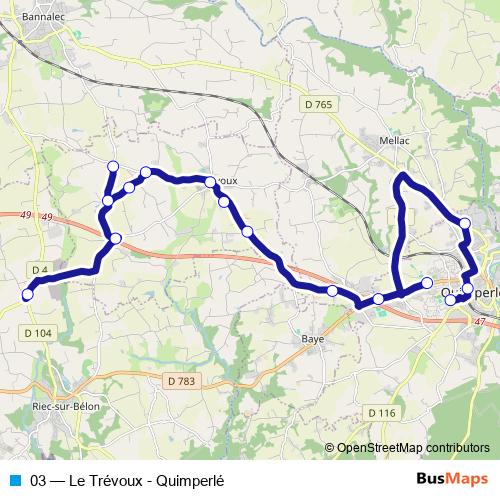 03 bus Line Map