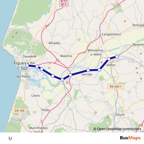 U rail Line Map