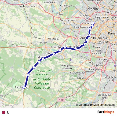 U rail Line Map