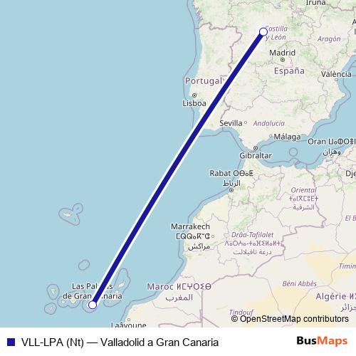 VLL-LPA (Nt) air Line Map