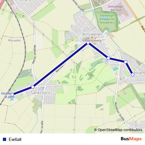 Ew6alt metro Line Map