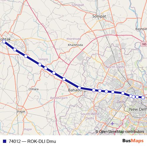 74012 rail Line Map