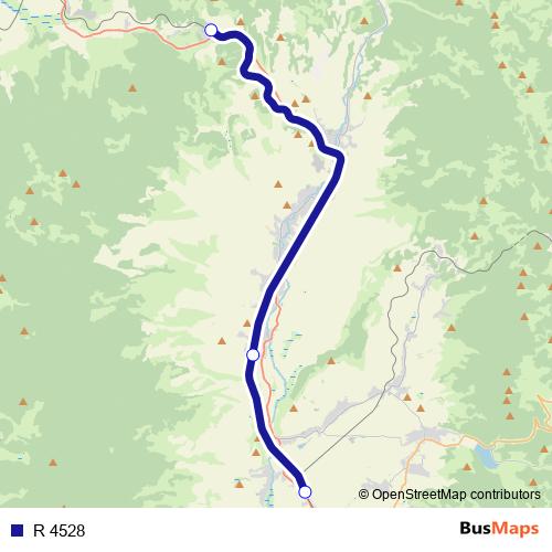 R 4528 rail Line Map