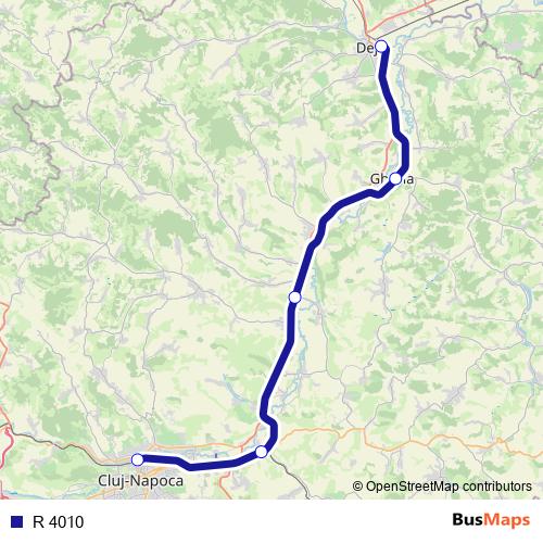 R 4010 rail Line Map