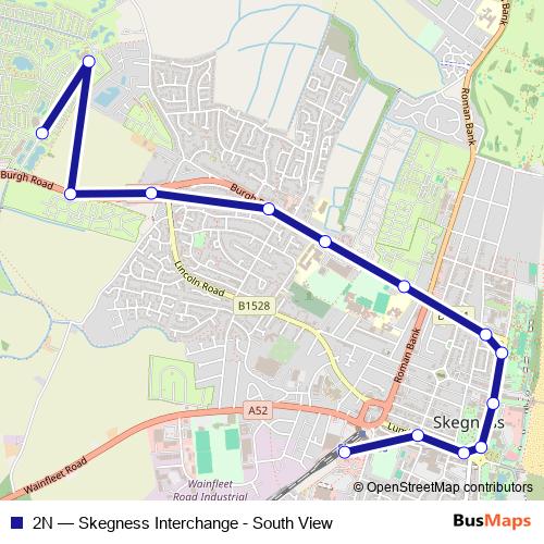 2N bus Line Map