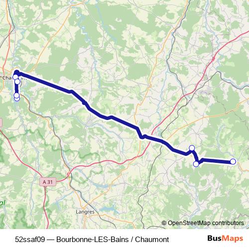 52ssaf09 bus Line Map