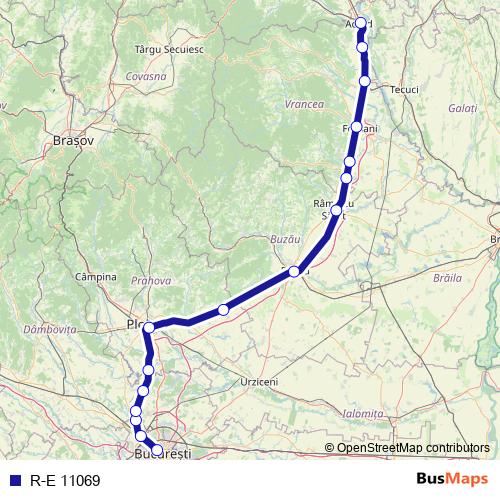 R-E 11069 rail Line Map