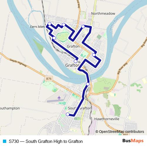S730 bus Line Map